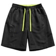 thumbnail image 6 of KPOPLK High Waisted Split Running Shorts for Women 7" - Comfy Mesh Liner for Workout Athletic Gym Track Quick Dry S-3XL Size S,Black, 6 of 8