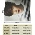 thumbnail image 3 of Lee Min-ho Throw Blanket Fleece Blanket Lightweight Soft Flannel Living Room Bedroom Sofa Quilt Blankets All Season Air Conditioning Blanket, 3 of 6