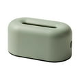 thumbnail image 1 of Caja organizadora de pañuelos rectangular, dispensador de pañuelos faciales de escritorio para comedor Verde, 1 of 7