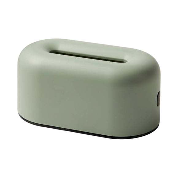 Soporte para caja de pañuelos, soporte para papel higiénico, organizador nórdico antideslizante para caja de pañuelos Verde