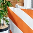 thumbnail image 3 of SAFAVIEH Kadyn Chevron Pillow, 18" x 18", Orange, 3 of 5