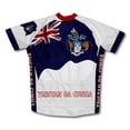 thumbnail image 2 of Tristan Da Cunha Flag Short Sleeve Cycling Jersey  for Men - Size L, 2 of 3