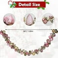 thumbnail image 5 of GnFlus 6Ft Christmas Ball Garland Ornaments Shatterproof Xmas Hanging Balls Holiday Party Wedding Christmas Tree Home Decor Gold & Pink, 5 of 6