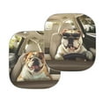 thumbnail image 3 of KUIFORTI Cute Pug Sun Shade for Car Windshield Cute Sunshades, 2 Pack Portable Car Shades for Front Windows Funny Windshield Cover Keeps Your Vehicle Cool, 3 of 5