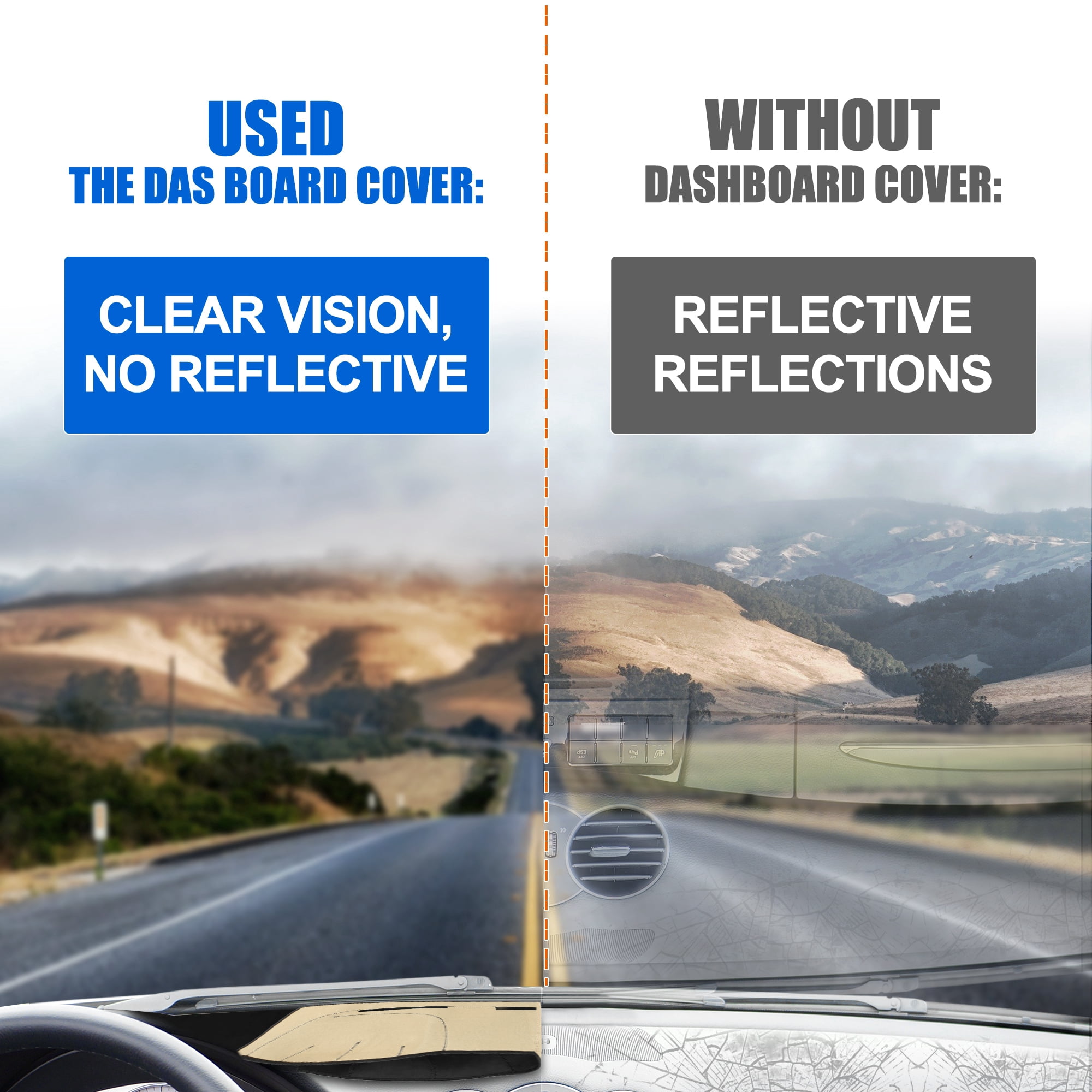 Unique Bargains Car Dashboard Cover Nonslip Mat Protector Carpet for Honda CRV 2017- 2020
