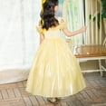 thumbnail image 2 of Girls Belle Princess Dress Off Shoulder Princess Birthday Party Dress Up for 4-9 Year, 2 of 7