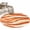 Orange, variant on Round Rugs 4Ft, Burnt Orange Waves Round Area Rug Washable Indoor Throw Carpet, Ombre Sea Ripples Shabby Beach Soft Non Slip Circle Rug for Kitchen Nursery Room Home Decor Aesthetic