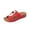 Red, variant on Women's Fish Mouth Platform Wedge Slippers,Lightweight Comfy Backless Mules Open Toe Non-slip Softsole Boho Beach Sandals