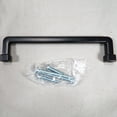 thumbnail image 5 of Square Bar Pull Kitchen Cabinet Handle Black 5 Inches With Hardware New, 5 of 5
