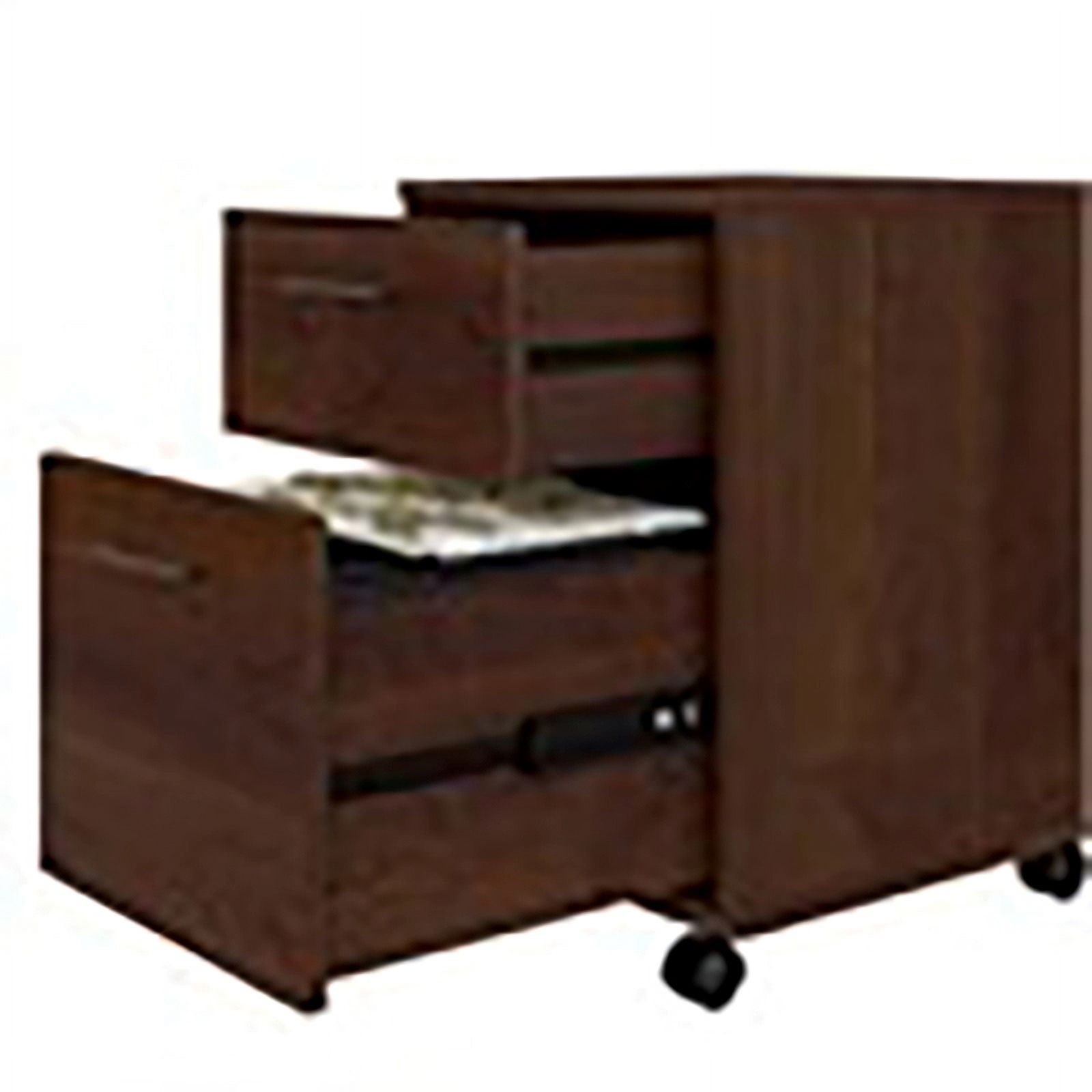 Scranton & Co 2-Drawer Wood Mobile File Cabinet in Bing Cherry - image 4 of 8