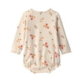 thumbnail image 2 of Carter's Child of Mine Baby Girl Bubble Romper and Sock Set, 2-Piece, Sizes 0/3-24 Months, 2 of 5