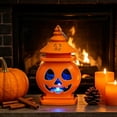 thumbnail image 4 of Kyusrd Pumpkin Lantern Lights for Halloween Decor,Battery Operated LED Pumpkin Hanging Decoration With Illuminated Face Suitable for Yard Decor, 4 of 7