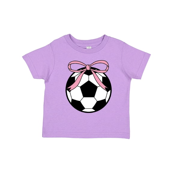 Inktastic Girls Soccer Ball Coquette Bow Girls Toddler T-Shirt