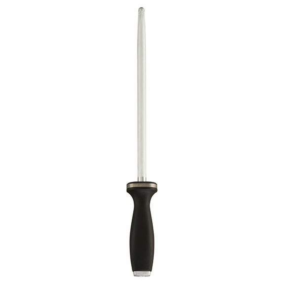 ZWILLING 10-inch Sharpening Steel with Stainless Steel End Cap