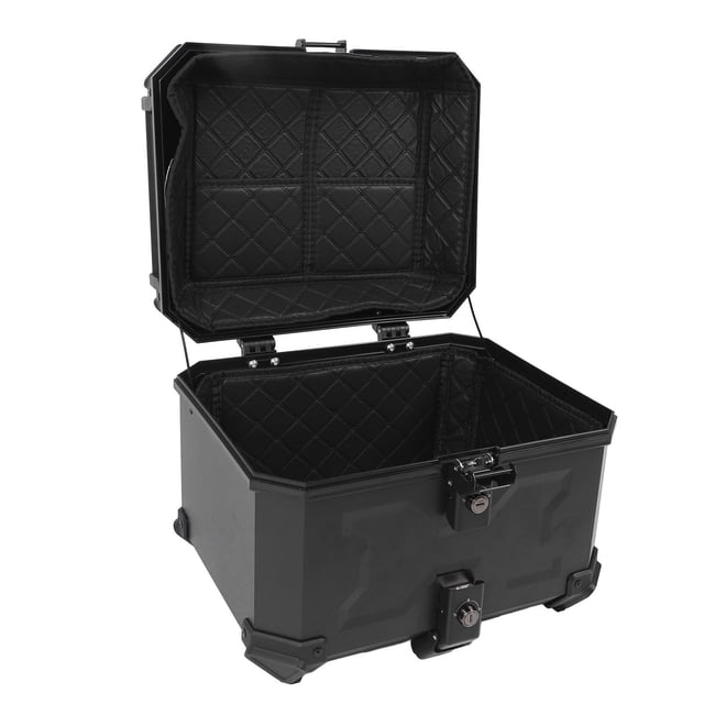 Caja De Viaje Trasera, Caja De Equipaje Trasero De Motocicleta De 45 L, Construcción Sólida Para Tienda, Casco, Guantes, Herramientas