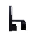 thumbnail image 7 of GZXS Modern Corner Computer Desk with Hutch, Bookshelves, 4 Cabinets and 1 Drawer, 2-in-1 L-Shaped Writing Table for Study or Office, Black, 7 of 7