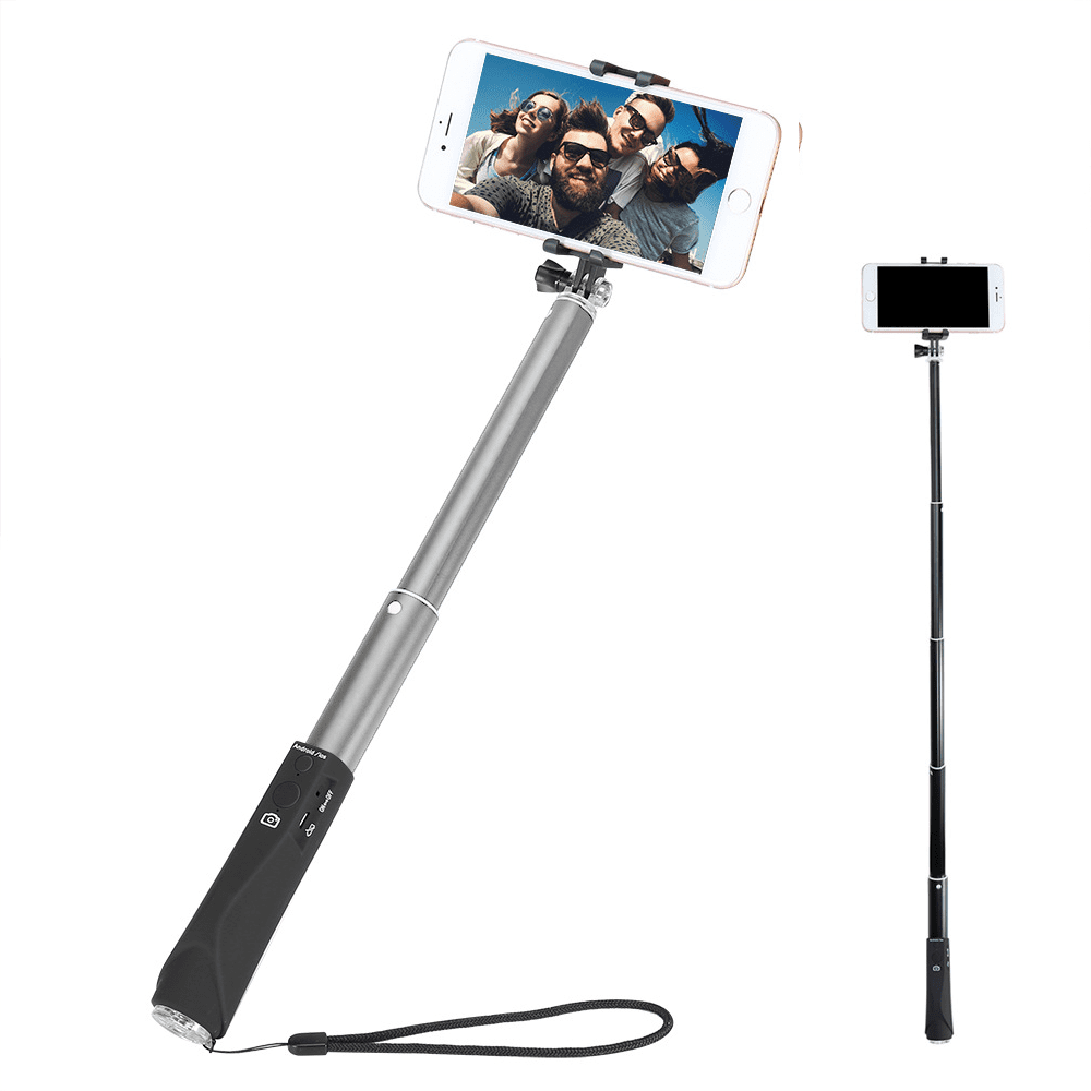 Selfie Stick with Bluetooth Portable Design, Handheld Selfie Stick with