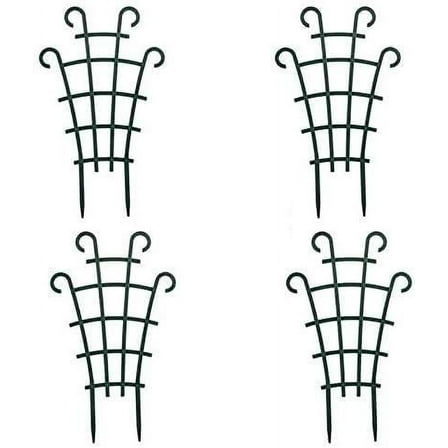 4Pcs Stackable Trellis for Climbing Plants, Pot Support for Indoor/Outdoor Hoya Vines, Pothos, and Houseplants