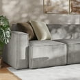 thumbnail image 3 of Flash Furniture Luxury Modular 5 Piece Sectional Sofa, Gray, 3 of 13