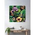 thumbnail image 2 of Floral Vibes By Hippie Island Poster Wall Art, Modern Wall Decor, 24x36 UNFRAMED, 2 of 3