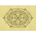 thumbnail image 1 of Ahgly Company Indoor Rectangle Patterned Sun Yellow Area Rugs, 8' x 10', 1 of 6