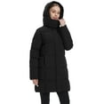 thumbnail image 3 of Wantdo Women's Recycled Winter Jacket Insulated Winter Puffer Coat Waterproof Thicken Parka Black L, 3 of 9