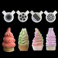 thumbnail image 2 of 9pcs 32mm Icing Nozzle Universal Easy To Clean Inner Diameter 29mm Diverse Patterns Ice Cream Machine Part Bar Tools, 2 of 5