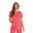 Coral, variant on Just Love Stretch Solid Scrub Tops for Women 6827-COR-XL (Royal, X-Small)