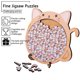 thumbnail image 2 of Bewildely Rompecabezas de madera con forma de gato, Rompecabezas de madera, Rompecabezas de animales único, Materiales de primera calidad, Juguetes de construcción, 2 of 6