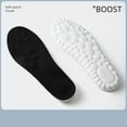 thumbnail image 5 of 2 PCS Steppers Insoles for Men/Women, 2025 New Steppers Massage Insoles, Soft Memory Foam Cushioning Sports Cloud Insoles, Comfortble Steppers Shoe Insoles Inserts, Black2, 39-40, 5 of 6