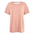 thumbnail image 5 of T-shirts pour Femmes à Manches Courtes, Col Rond, T-Shirt Basique, Hauts de Printemps pour Femmes, Vêtements pour Femmes, 5 of 5