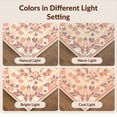 thumbnail image 7 of Design&I 2'x3' Ultra Soft Door Mat, Pink Boho Abstract Centerpiece Traditional Distressed Border None Fluffy Washable Easy Care Indoor rug for Bedside Entryway, 7 of 7