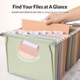 thumbnail image 2 of Hanging File Folders, 50 Pack Letter Size Hanging File Folders with 1/5-cut Tabs, Stay Organized for Your Home and Office Bulk File, Documents and Paper, 10 Pastel Colors, 2 of 7