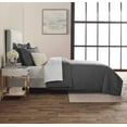 thumbnail image 3 of Nestl Duvet Cover 5 Piece Set - Ultra Soft Double Brushed Microfiber Hotel Quality - Solid Gray, 3 of 7