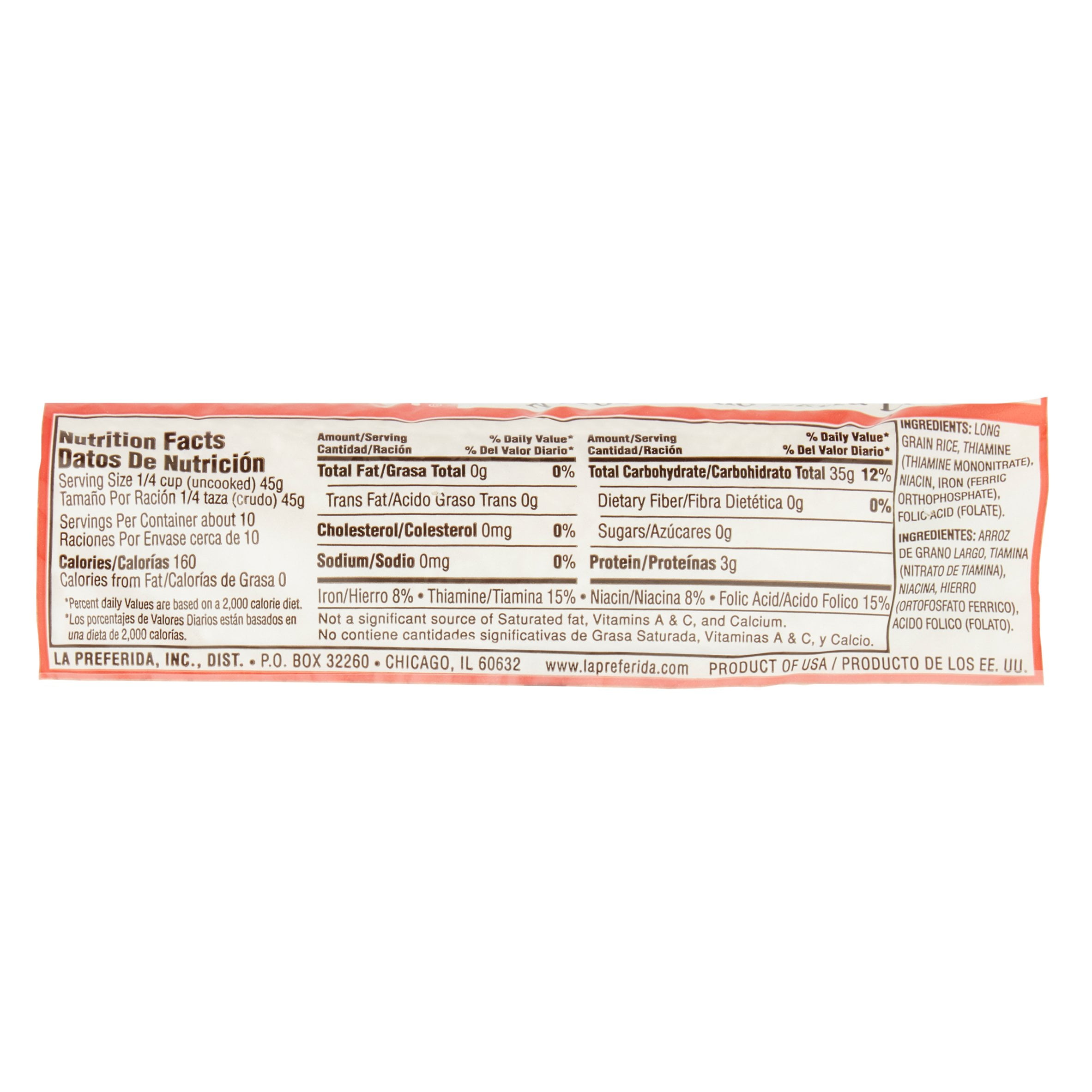 La Preferida Extra Long Grain Rice, 1 Lb