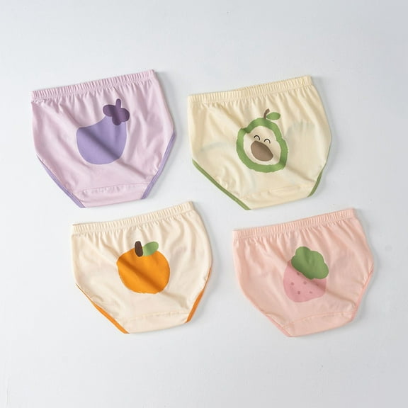 Bloomers for Baby Girls 1-2 Years Toddler Girl Briefs Underwear Bloomers for Toddler Girls Bikini Panties for Girls Comfor t Panty Briefs Toddler Undies 4 PCS Blue