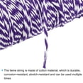 thumbnail image 4 of Twine Packing String Wrapping Cotton Twine 100M Purple and White Rope for Gift Wrapping Twine, 4 of 7