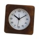 thumbnail image 4 of Reloj despertador silencioso, reloj de mesa, adorno, reloj de escritorio fácil de usar, reloj analógico para adolescentes, adultos, dormitorio, mesita Marrón, 4 of 9