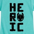 thumbnail image 3 of How to Train Your Dragon - Heroic - Toddler And Youth Girls Short Sleeve Graphic T-Shirt, 3 of 5