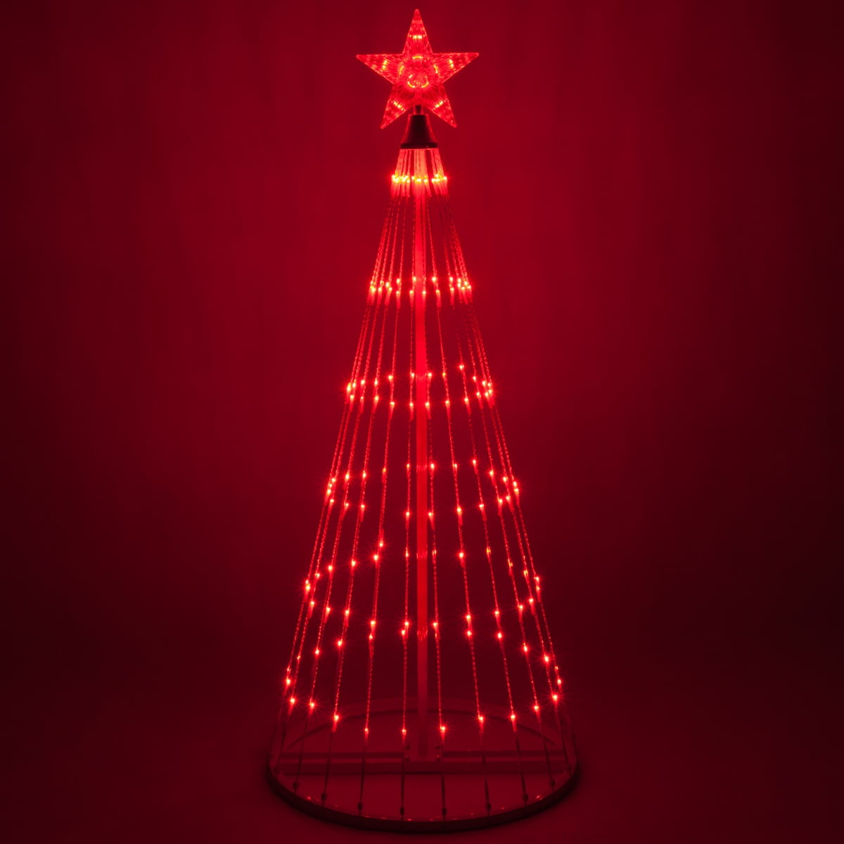 red outdoor christmas lights