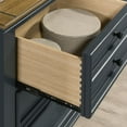 thumbnail image 5 of Roundhill Furniture Clelane Wood 5-Drawer Chest, Slate Blue, 5 of 7