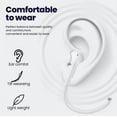 thumbnail image 2 of USB C Headphones with the box for iPhone 17 16 15, Wired Headphones USBC for iPad Pro Air Mini, MacBook, Type C Earbuds for Lenovo, Dell, Microphone, Volume Control, 2 of 6