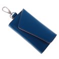 thumbnail image 1 of Tarjetero de material cuero Estuche para Llaves Bolsa Titular Anillos de Cadena Estuche Estuche Hombres Mujeres - azul Yinane Bolsos de cartera para llaves, 1 of 8