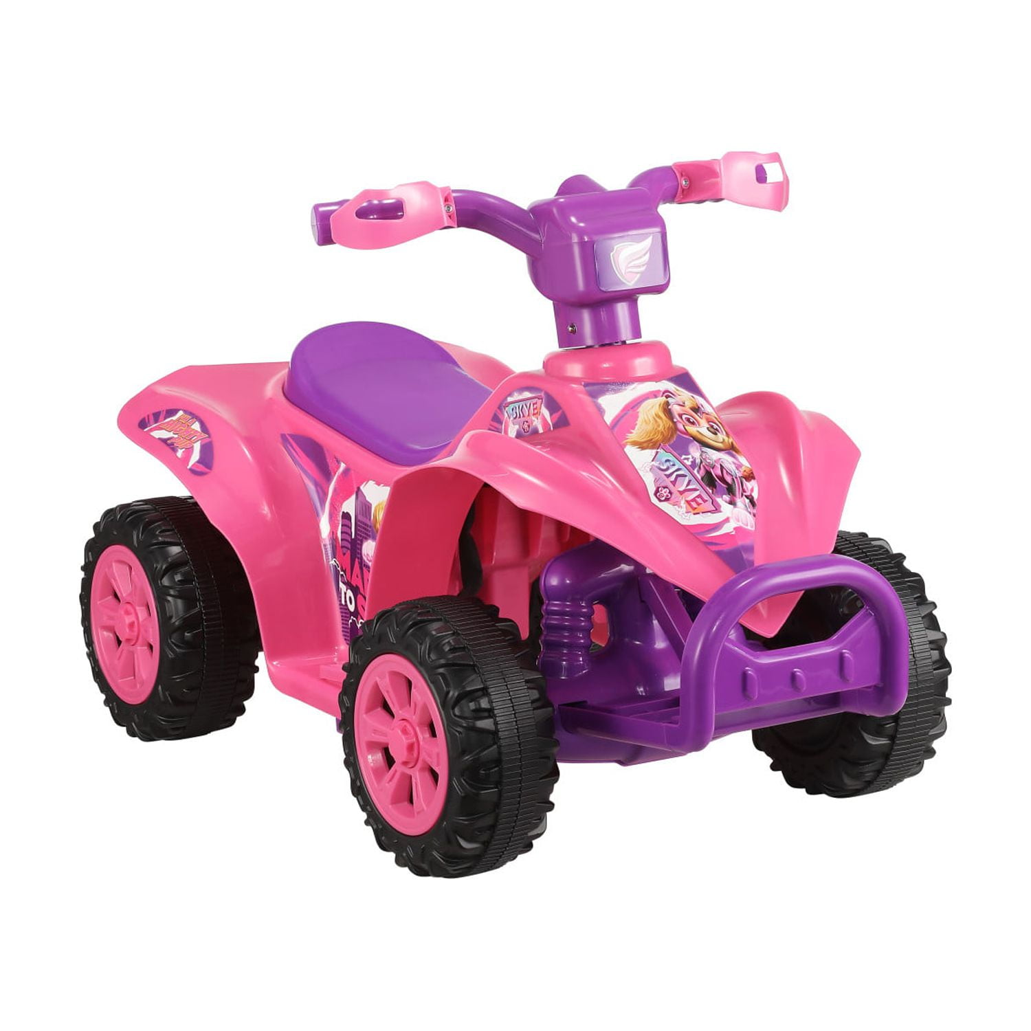 Licensed Paw Patrol Skye 6V Battery Powered Ride on ATV for Children Ages 2-5 Years Old, Pink