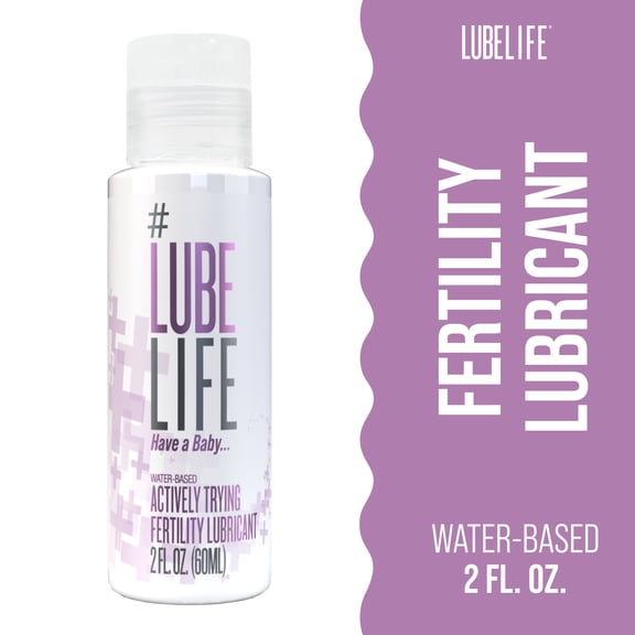 LUBELIFE Actively Trying Fertility Lube, Sperm-Friendly Water-Based Fertility Lubricant For Sex, 2 fl oz