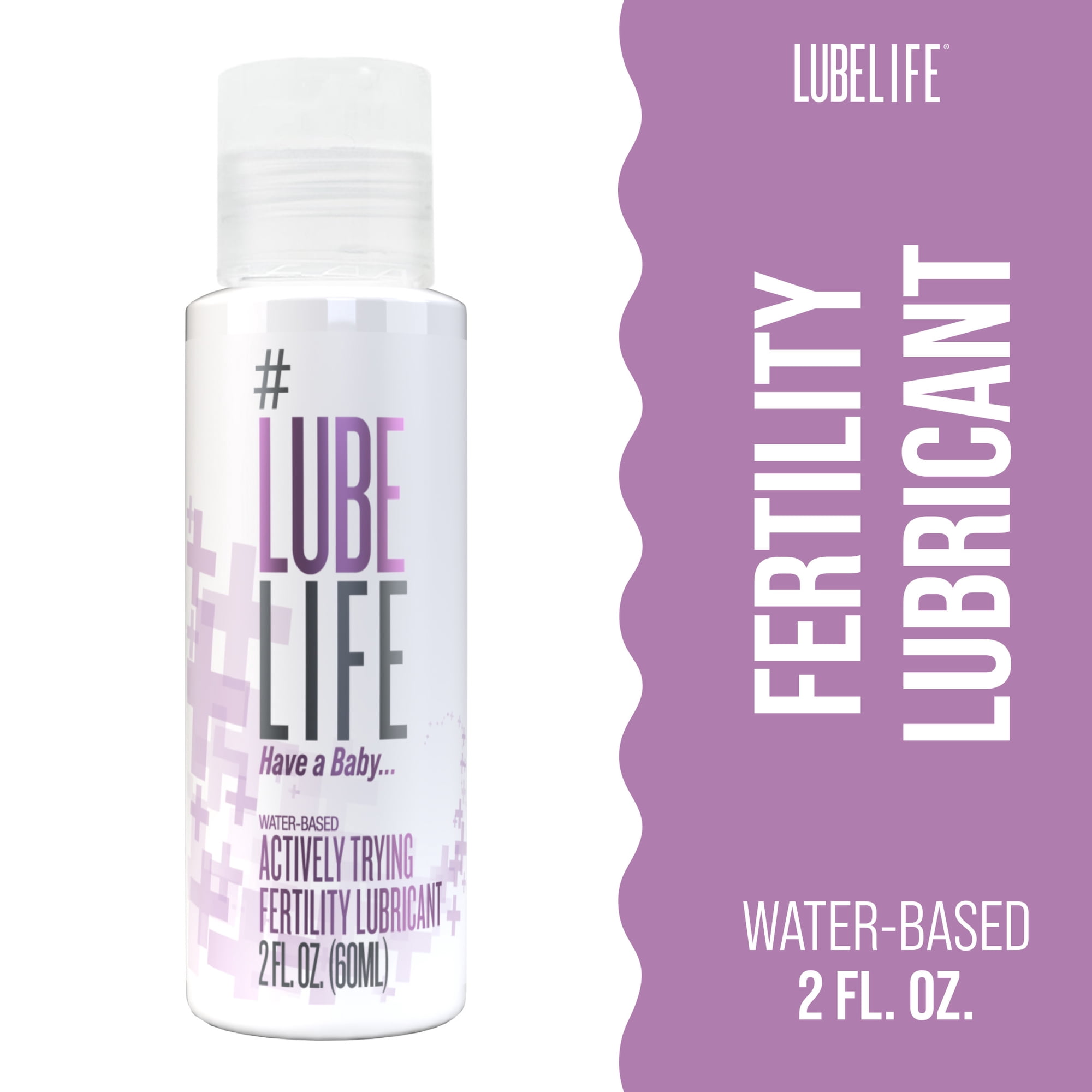 LUBELIFE Actively Trying Fertility Lube, Sperm-Friendly Water-Based Fertility Lubricant For Sex, 2 fl oz