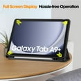 thumbnail image 3 of Allytech Slim Case for Samsung Galaxy Tab A9+ Plus 11" SM-X210 X215 X216, With Pen Holder Multi Angle Viewing Stand Slim Fit Protective Shockproof Flip Cover, Black, 3 of 9