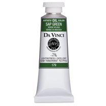 Da Vinci Artists' Oil Color - Sap Green, 37 ml Tube