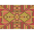thumbnail image 1 of Ahgly Company Machine Washable Indoor Rectangle Transitional Grapefruit Red Area Rugs, 5' x 8', 1 of 7