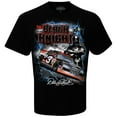 thumbnail image 2 of Men's Checkered Flag Sports Black Dale Earnhardt Black Knight T-Shirt, 2 of 3